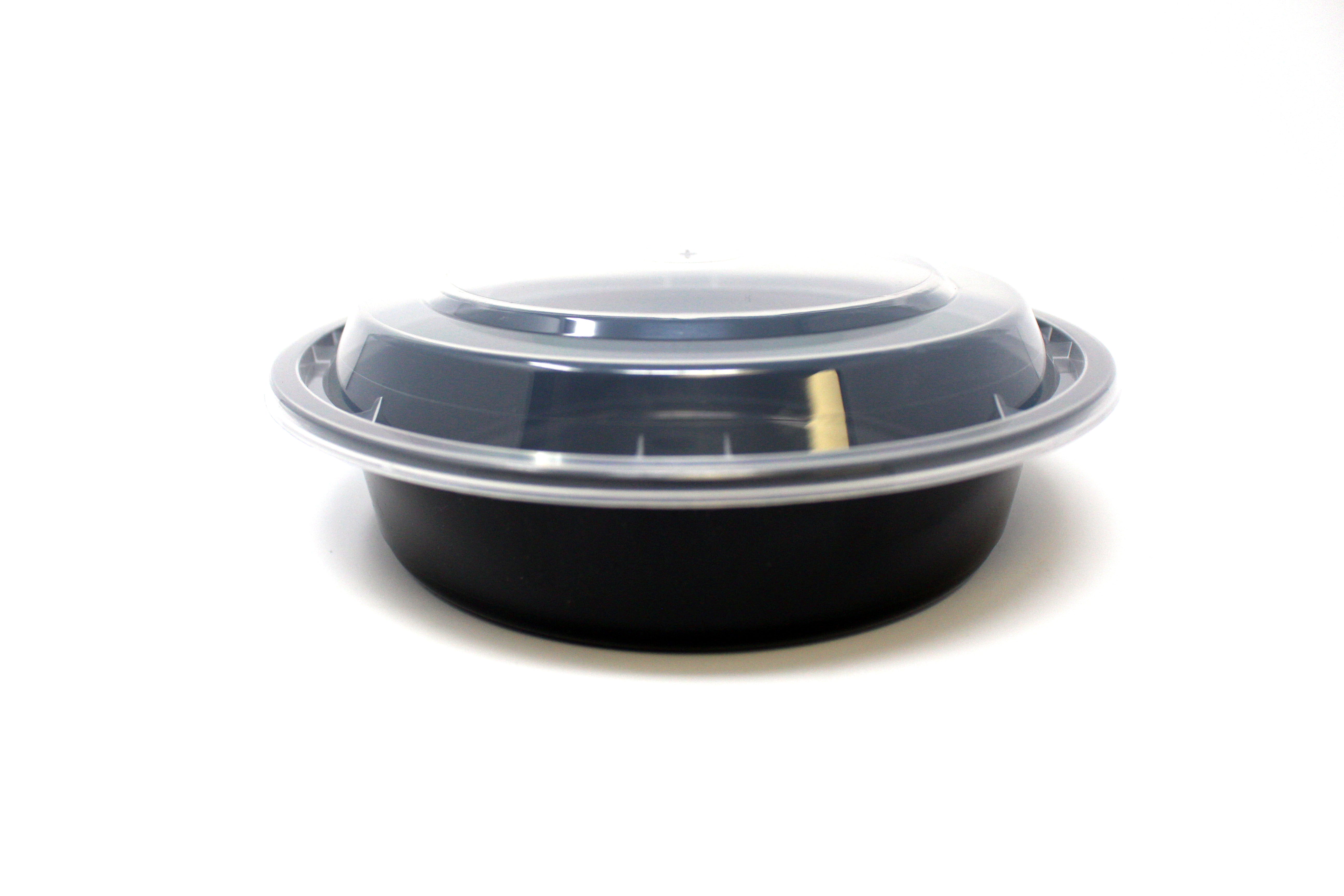 Glad Round Plastic Containers with Lids - 7 Pack, 24 oz - Harris Teeter